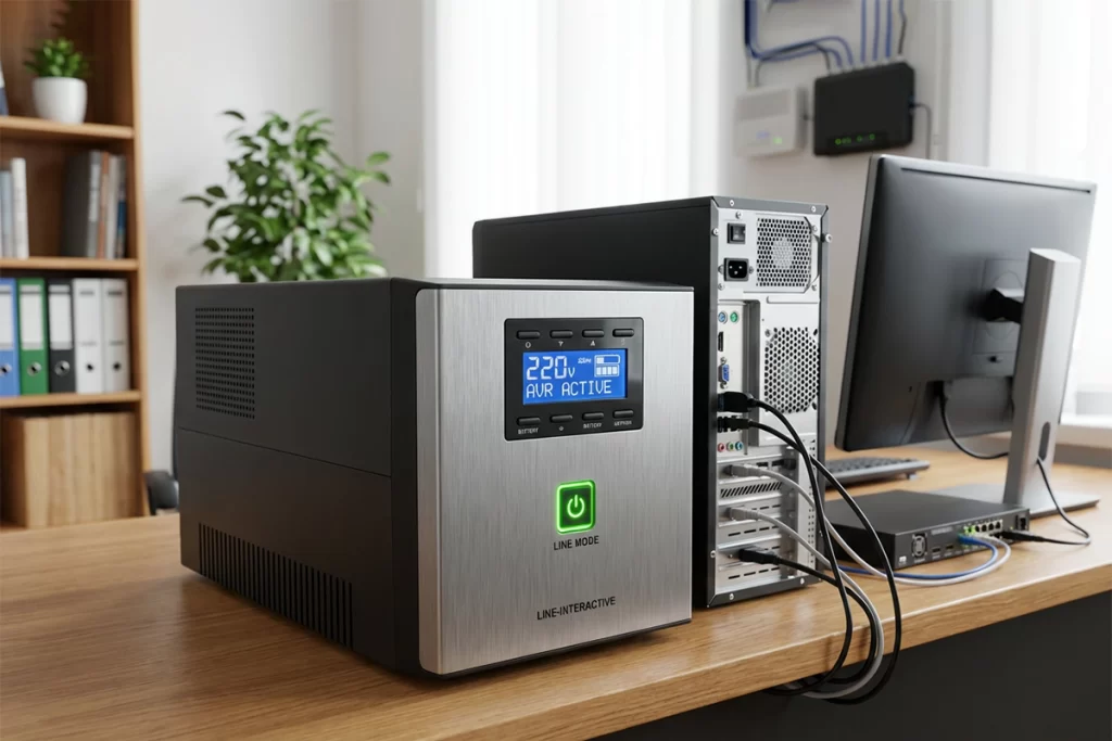 یو پی اس لاین اینتراکتیو Line-interactive UPS
