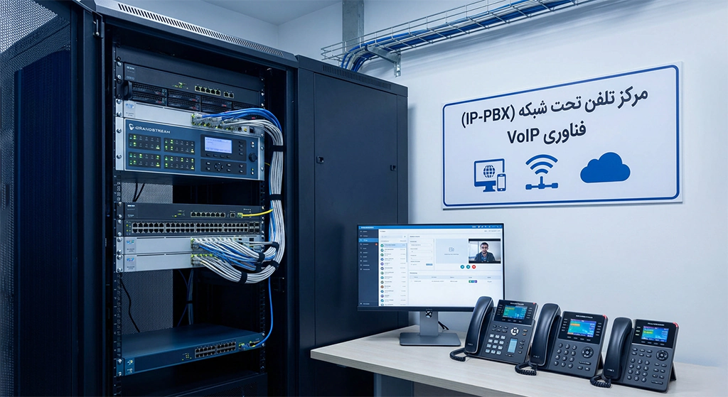 مرکز تلفن تحت شبکه (IP-PBX)