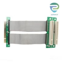PCI 32bits to dual PCI riser card with high speed flex cable 15cm