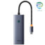 هاب 5 پورت USB-C باسئوس مدل Baseus HUB UltraJoy Series HDMI-4K 30Hz Clarity B00052801811-00