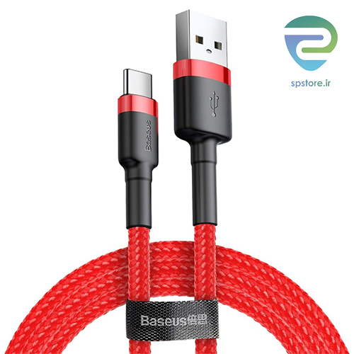 کابل تبدیل USB به Type-C باسئوس 1 متری مدل Baseus Cafule Cable CATKLF-B09