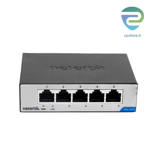 سوئیچ 5 پورت گیگ غیر مدیریتی نتربیت مدل Neterbit Switch NGS-1005C