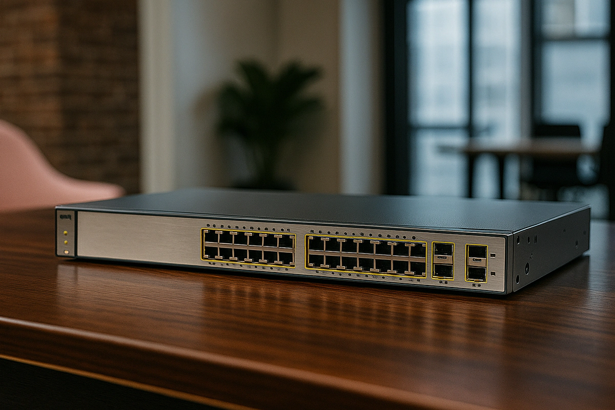 سوئیچ مدیریتی سیسکو Cisco WS-C3750G-24TS-S1U Switch