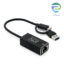مبدل Type C به LAN کی نت پلاس 15 سانتی متری 1Gbps مدل Knet Plus KP-LA01