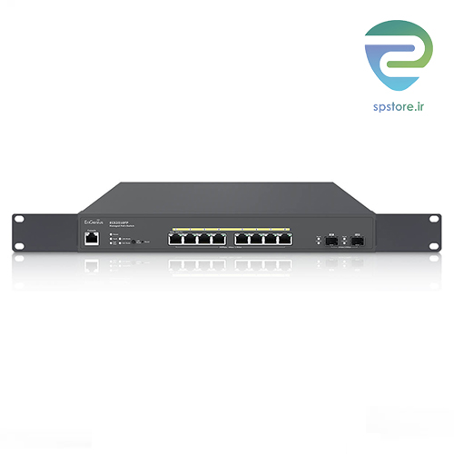 سوییچ 8 پورت گیگ مدیریتی انجنیوس 240 وات مدل EnGenius Switch ECS2510FP