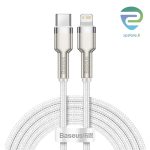 کابل تبدیل Type-C به لایتنینگ باسئوس 2 متر 20W مدل Baseus Cafule Series Metal Data Cable CATLJK-B02