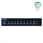 سوئیچ شبکه 8 پورت دیلینک مدل Dlink Switch POE DES-F1010P-E