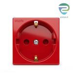 پریز برق ارت دار قرمز سوپیتا کد Soupita 50040