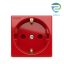 پریز برق ارت دار قرمز سوپیتا کد Soupita 50040