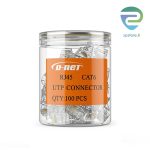 سوکت شبکه UTP بسته 100 تایی D-Net RJ45 Cat6 Plug